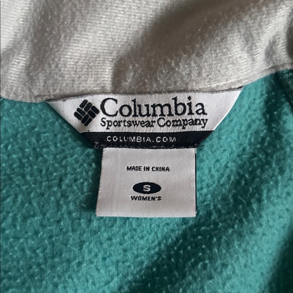 Columbia Turquoise Fleece Vest - Picture 2 of 4
